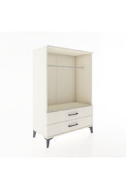 Hyperion Dolap Tek Raflı 2 Çekmeceli Tek Askılı 88x44x134 - S51M140V1B