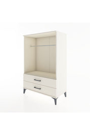 Hyperion Dolap Tek Raflı 2 Çekmeceli Tek Askılı 88x44x134 - S51M140V1B