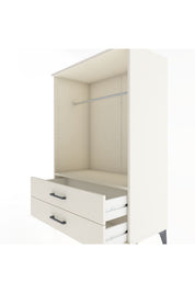 Hyperion Dolap Tek Raflı 2 Çekmeceli Tek Askılı 88x44x134 - S51M140V1B