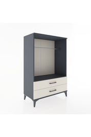 Hyperion Dolap Tek Raflı 2 Çekmeceli Tek Askılı 88x44x134 - S51M140V4B