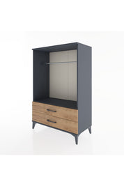 Hyperion Dolap Tek Raflı 2 Çekmeceli Tek Askılı 88x44x134 - S51M140V6B