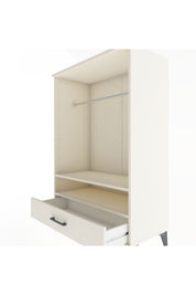 Hyperion Dolap 2 Raflı Tek Çekmeceli Tek Askılı 88x44x134 Aytaşı-Aytaşı