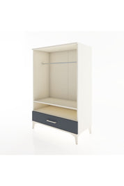 Hyperion Dolap 2 Raflı Tek Çekmeceli Tek Askılı 88x44x134 Aytaşı-Antrasit