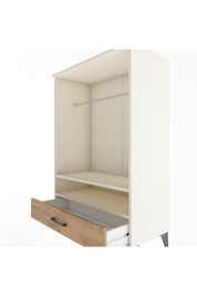 Hyperion Dolap 2 Raflı Tek Çekmeceli Tek Askılı 88x44x134 Aytaşı-Çam