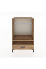 Hyperion Dolap 2 Raflı Tek Çekmeceli Tek Askılı 88x44x134