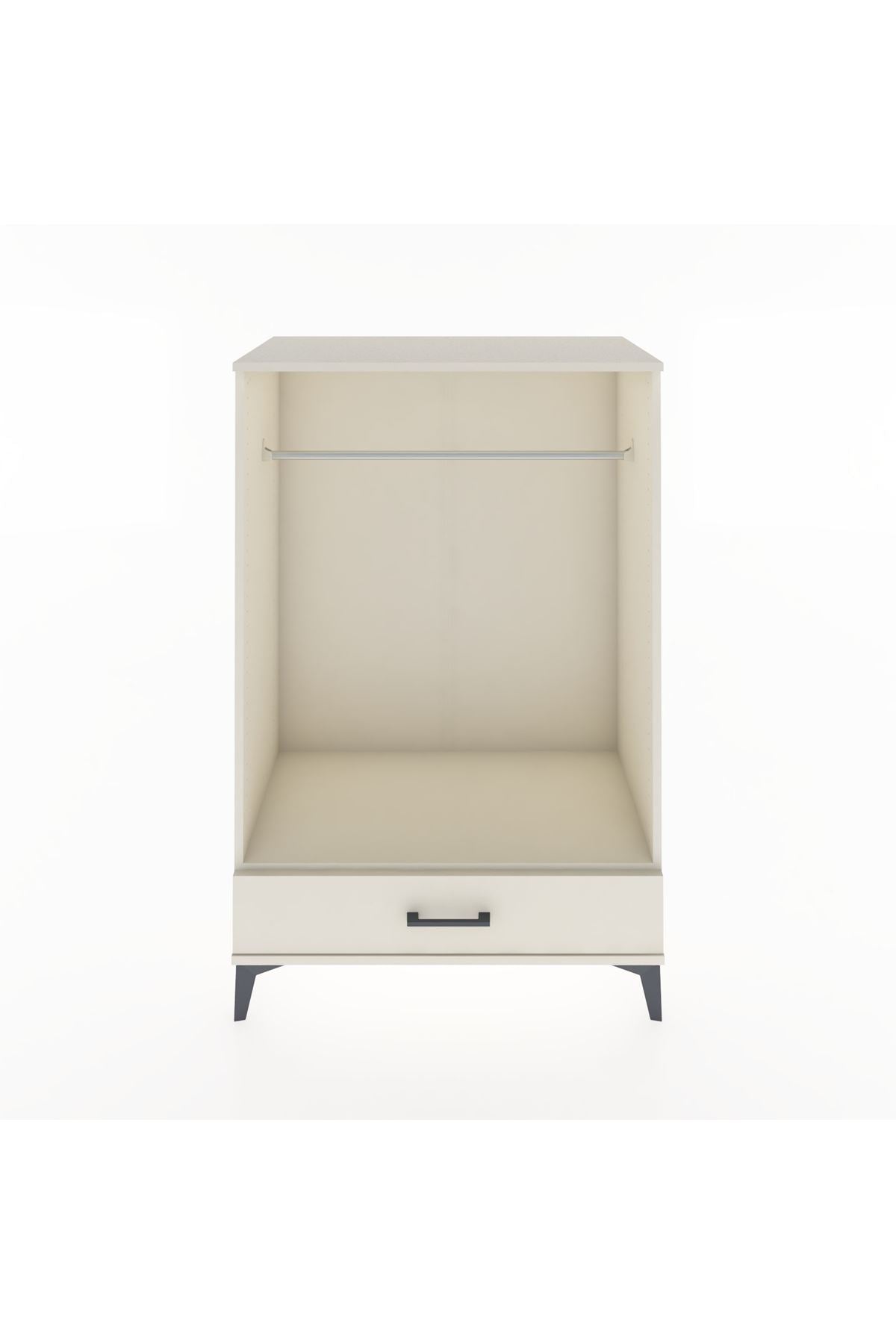 Hyperion Dolap Tek Raflı Tek Çekmeceli Tek Askılı 88x44x134 Aytaşı-Aytaşı