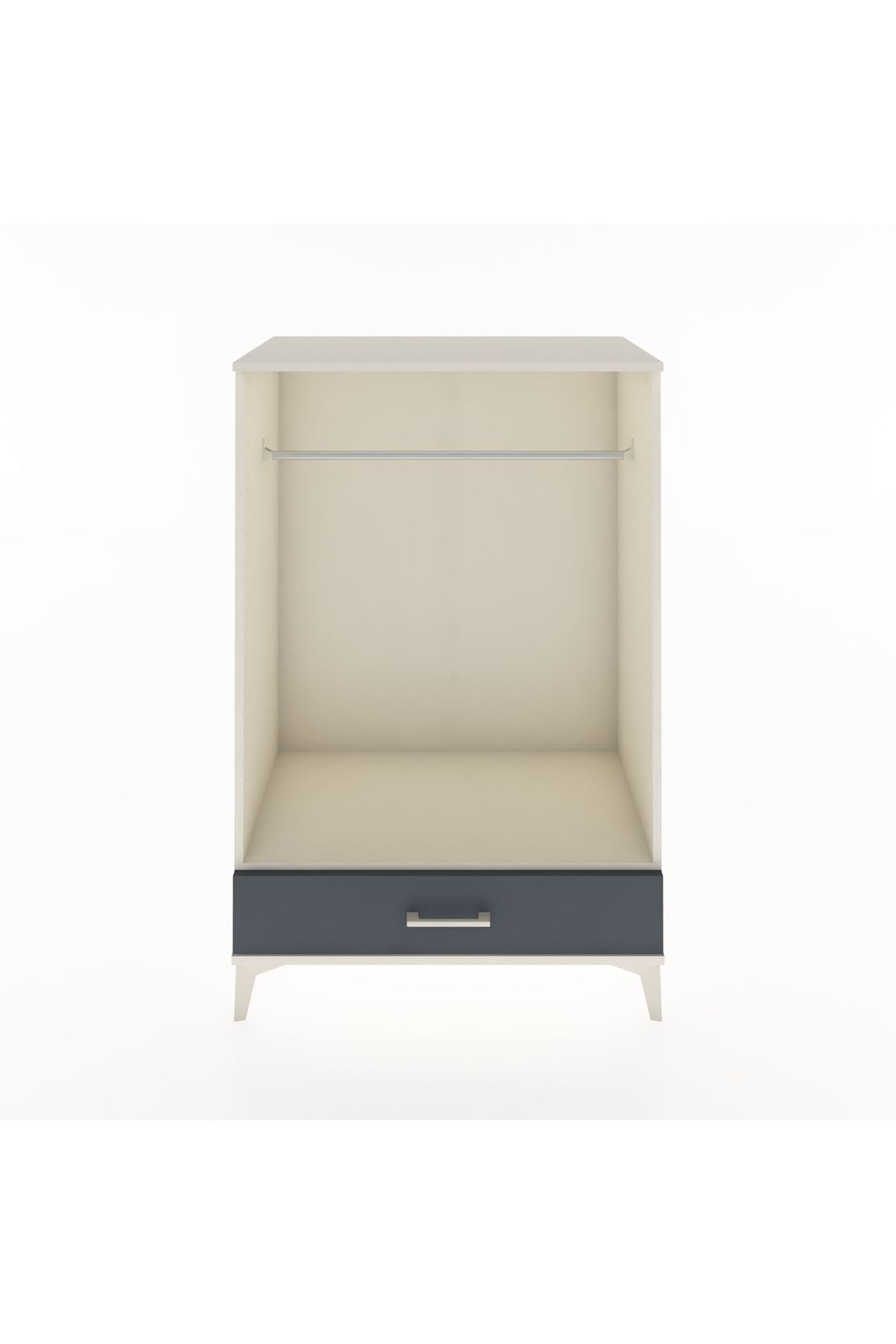 Hyperion Dolap Tek Raflı Tek Çekmeceli Tek Askılı 88x44x134 - S51M142V2B
