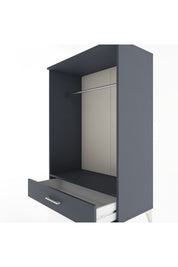 Hyperion Dolap Tek Raflı Tek Çekmeceli Tek Askılı 88x44x134 - S51M142V5B