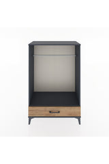 Hyperion Dolap Tek Raflı Tek Çekmeceli Tek Askılı 88x44x134