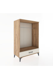 Hyperion Dolap Tek Raflı Tek Çekmeceli Tek Askılı 88x44x134 - S51M142V7B