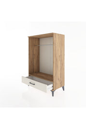 Hyperion Dolap Tek Raflı Tek Çekmeceli Tek Askılı 88x44x134 - S51M142V7B