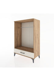 Hyperion Dolap Tek Raflı Tek Çekmeceli Tek Askılı 88x44x134 - S51M142V7B
