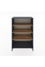 Hyperion Dolap 3 Raflı 88x44x134 Antrasit-Çam