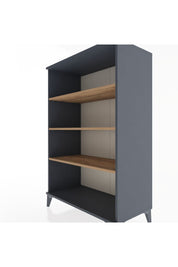 Hyperion Dolap 3 Raflı 88x44x134 Antrasit-Çam
