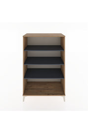 Hyperion Dolap 3 Raflı 88x44x134 Çam-Antrasit