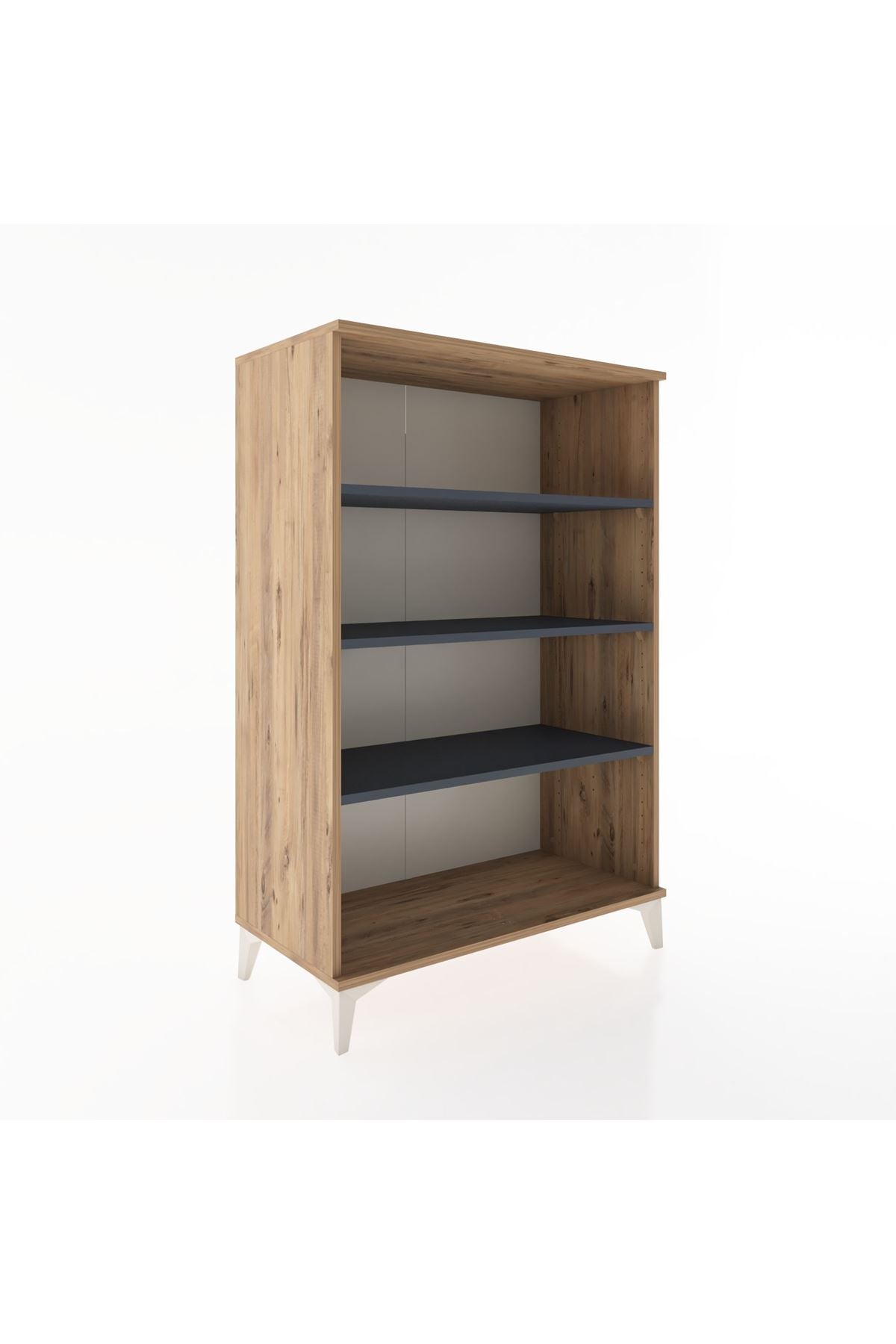 Hyperion Dolap 3 Raflı 88x44x134 Çam-Antrasit