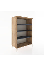 Hyperion Dolap 3 Raflı 88x44x134 Çam-Antrasit