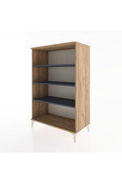 Hyperion Dolap 3 Raflı 88x44x134 Çam-Antrasit