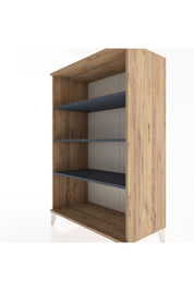 Hyperion Dolap 3 Raflı 88x44x134 Çam-Antrasit