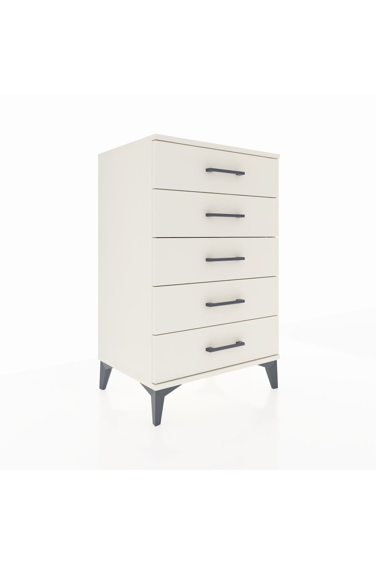 Hyperion Komodin 5 Çekmeceli 60x44x96 Aytaşı-Aytaşı