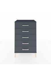 Hyperion Komodin 5 Çekmeceli 60x44x96 Antrasit-Antrasit