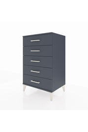 Hyperion Komodin 5 Çekmeceli 60x44x96 Antrasit-Antrasit