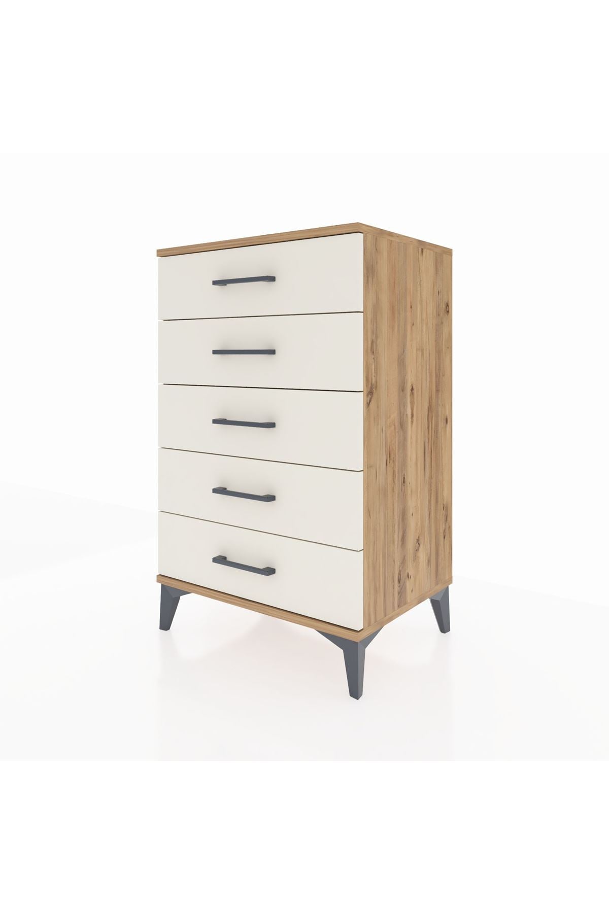 Hyperion Komodin 5 Çekmeceli 60x44x96 Çam-Aytaşı