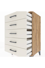 Hyperion Komodin 5 Çekmeceli 60x44x96 Çam-Aytaşı