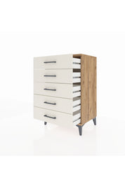 Hyperion Komodin 5 Çekmeceli 60x44x96 Çam-Aytaşı