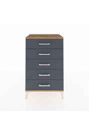 Hyperion Komodin 5 Çekmeceli 60x44x96 Çam-Antrasit
