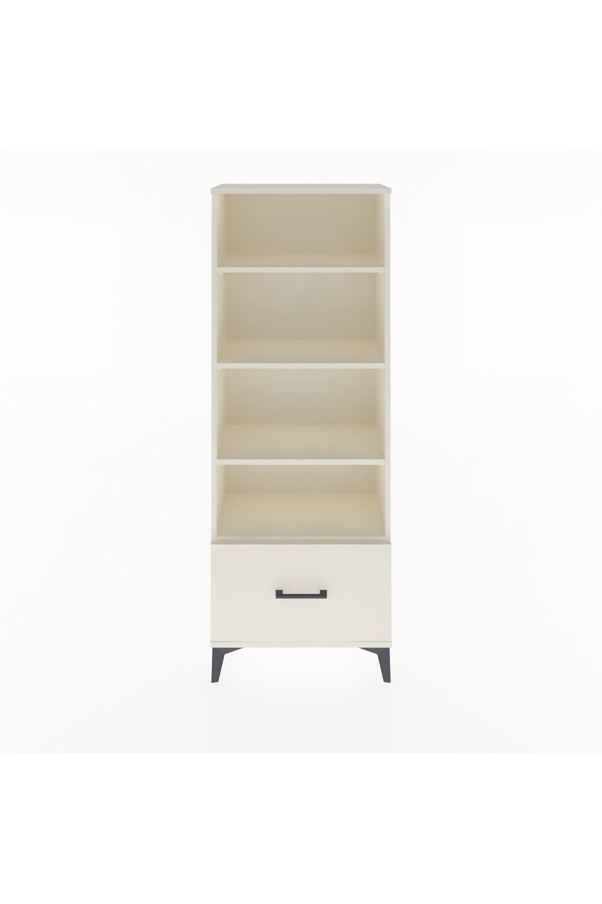 Arges Dolap 4 Raflı Tek Çekmeceli 60x30x163 Aytaşı-Aytaşı