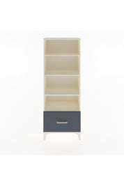 Arges Dolap 4 Raflı Tek Çekmeceli 60x30x163 Aytaşı-Antrasit