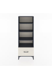 Arges Dolap 4 Raflı Tek Çekmeceli 60x30x163 Antrasit-Aytaşı