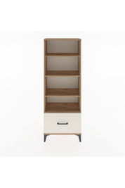 Arges Dolap 4 Raflı Tek Çekmeceli 60x30x163 Çam-Aytaşı