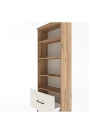 Arges Dolap 4 Raflı Tek Çekmeceli 60x30x163 Çam-Aytaşı