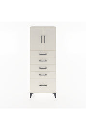 Arges Dolap 2 Raflı 5 Çekmeceli 2 Kapaklı 60x30x163 Aytaşı-Aytaşı