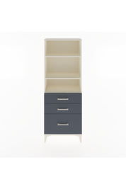 Arges Dolap 3 Raflı 3 Çekmeceli 60x30x163 Aytaşı-Antrasit