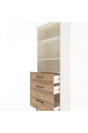 Arges Dolap 3 Raflı 3 Çekmeceli 60x30x163 Aytaşı-Çam