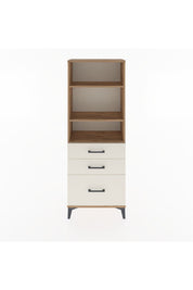 Arges Dolap 3 Raflı 3 Çekmeceli 60x30x163 Çam-Aytaşı