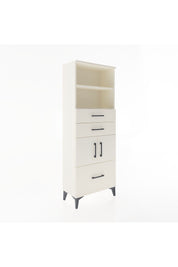 Arges Dolap 3 Raflı 3 Çekmeceli 2 Kapaklı 60x30x163 Aytaşı-Aytaşı