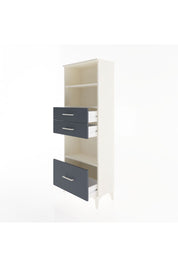 Arges Dolap 3 Raflı 3 Çekmeceli 60x30x163 Aytaşı-Antrasit