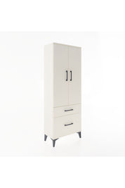 Arges Dolap 3 Raflı 2 Çekmeceli 2 Kapaklı 60x30x163 Aytaşı-Aytaşı