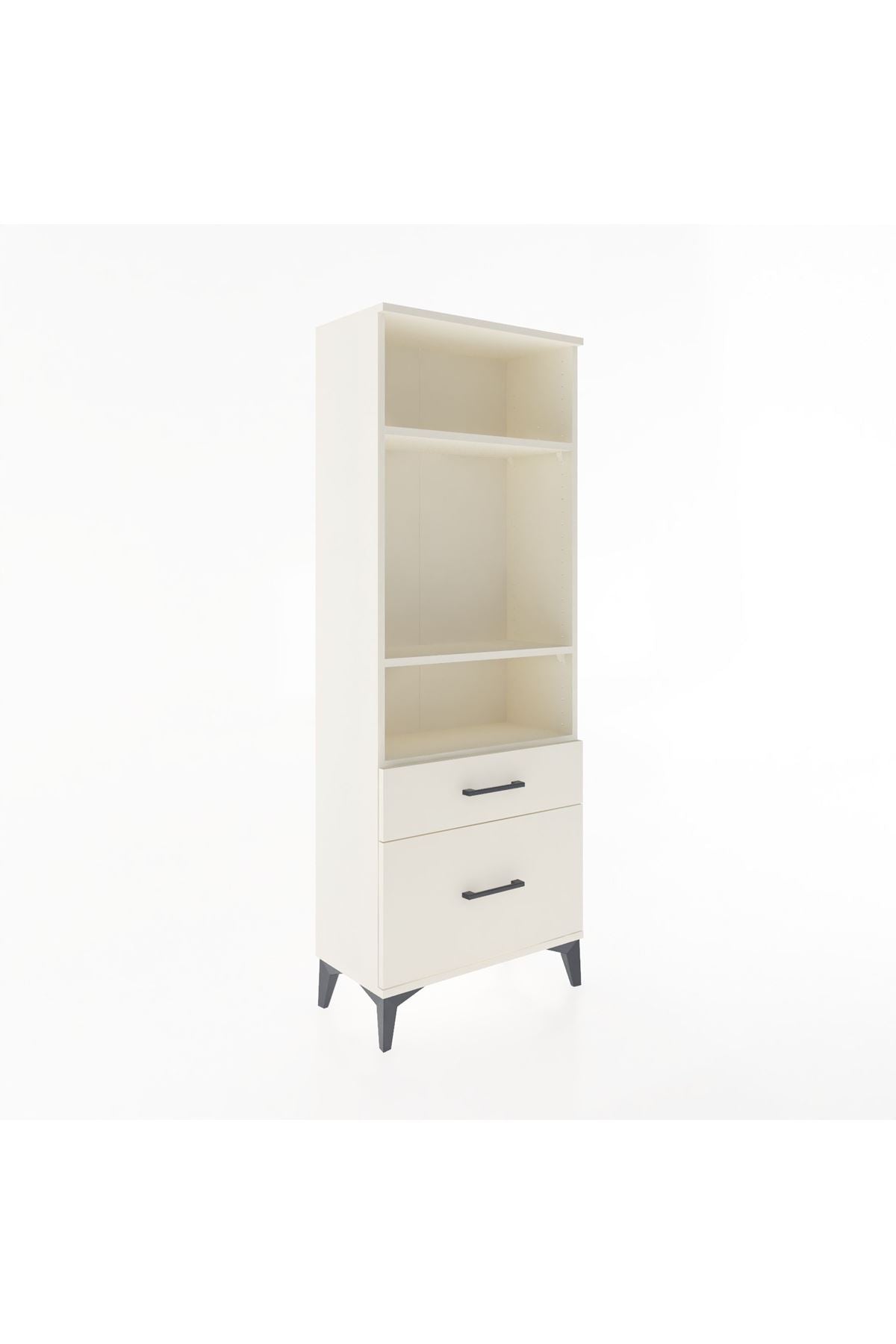 Arges Dolap 3 Raflı 2 Çekmeceli 60x30x163 Aytaşı-Aytaşı