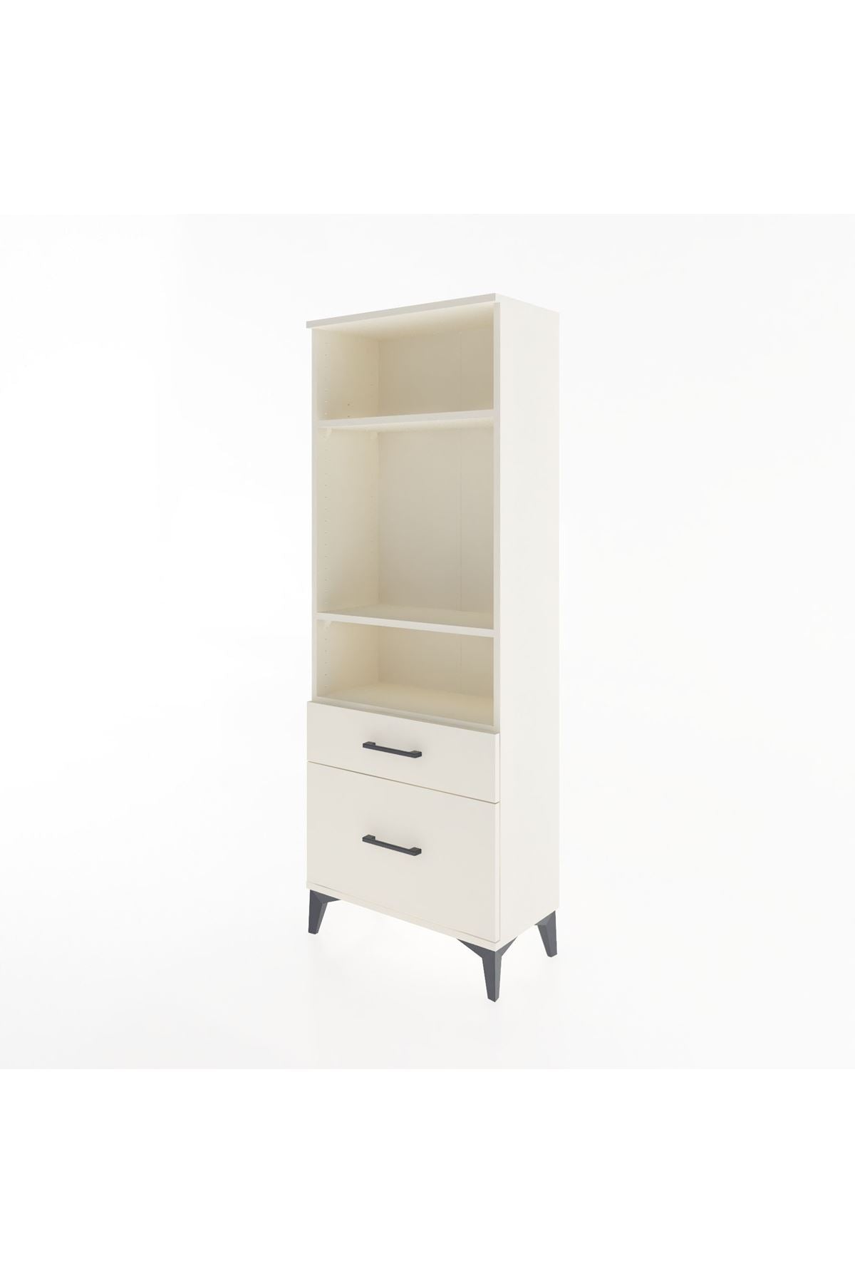 Arges Dolap 3 Raflı 2 Çekmeceli 60x30x163 Aytaşı-Aytaşı