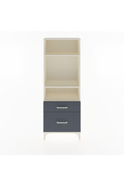 Arges Dolap 3 Raflı 2 Çekmeceli 60x30x163 Aytaşı-Antrasit