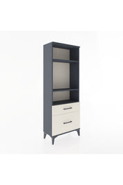 Arges Dolap 3 Raflı 2 Çekmeceli 60x30x163 Antrasit-Aytaşı