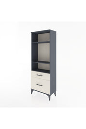 Arges Dolap 3 Raflı 2 Çekmeceli 60x30x163 Antrasit-Aytaşı