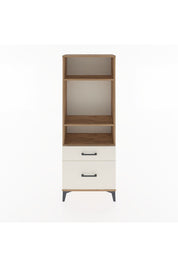 Arges Dolap 3 Raflı 2 Çekmeceli 60x30x163 Çam-Aytaşı