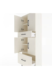 Arges Dolap 4 Raflı 2 Çekmeceli 4 Kapaklı 60x30x163 Aytaşı-Aytaşı