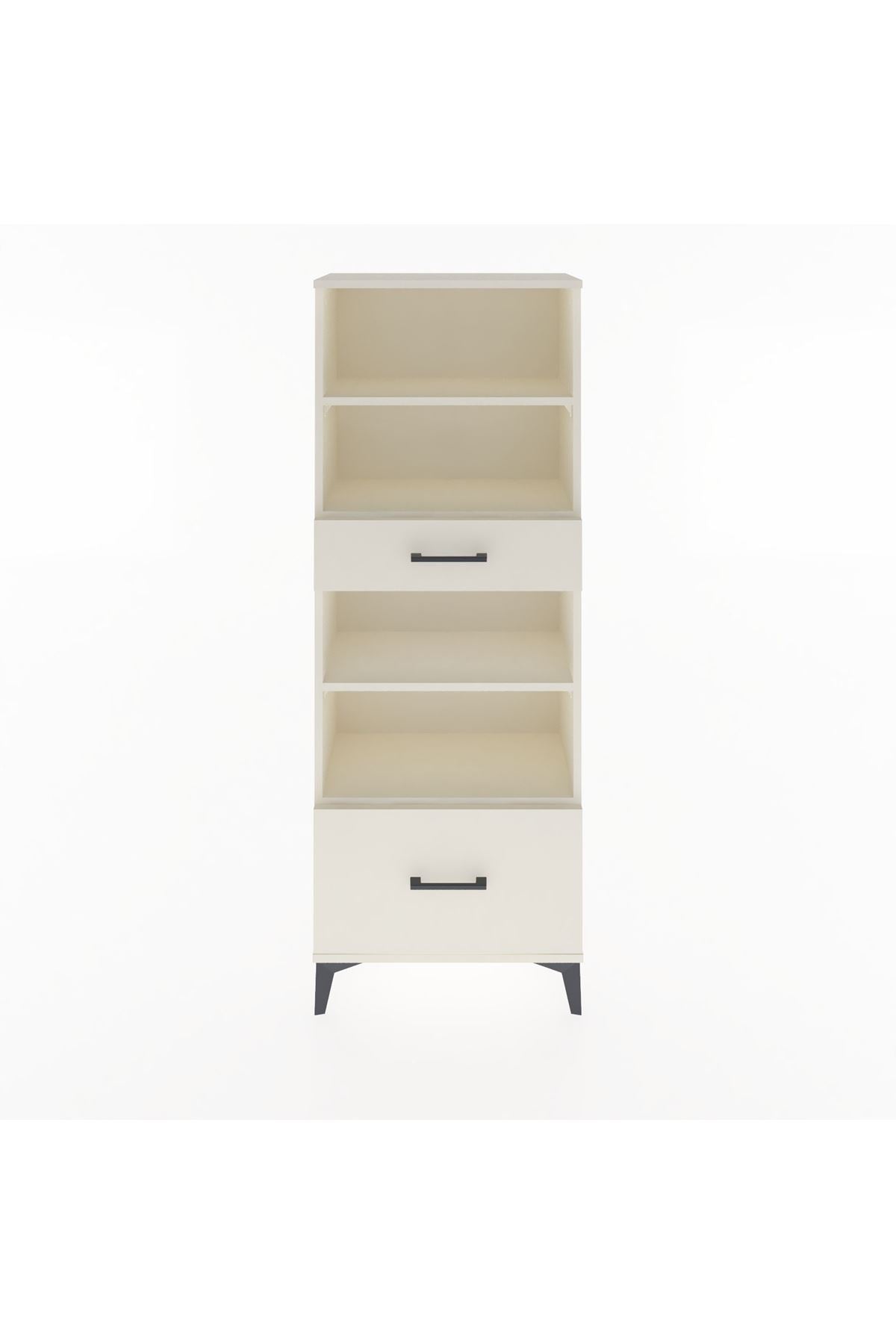 Arges Dolap 4 Raflı 2 Çekmeceli 60x30x163 Aytaşı-Aytaşı